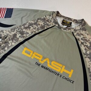 DRASH Official Teamwear The Warfighters Choice US ARMY Large shirt American Flag